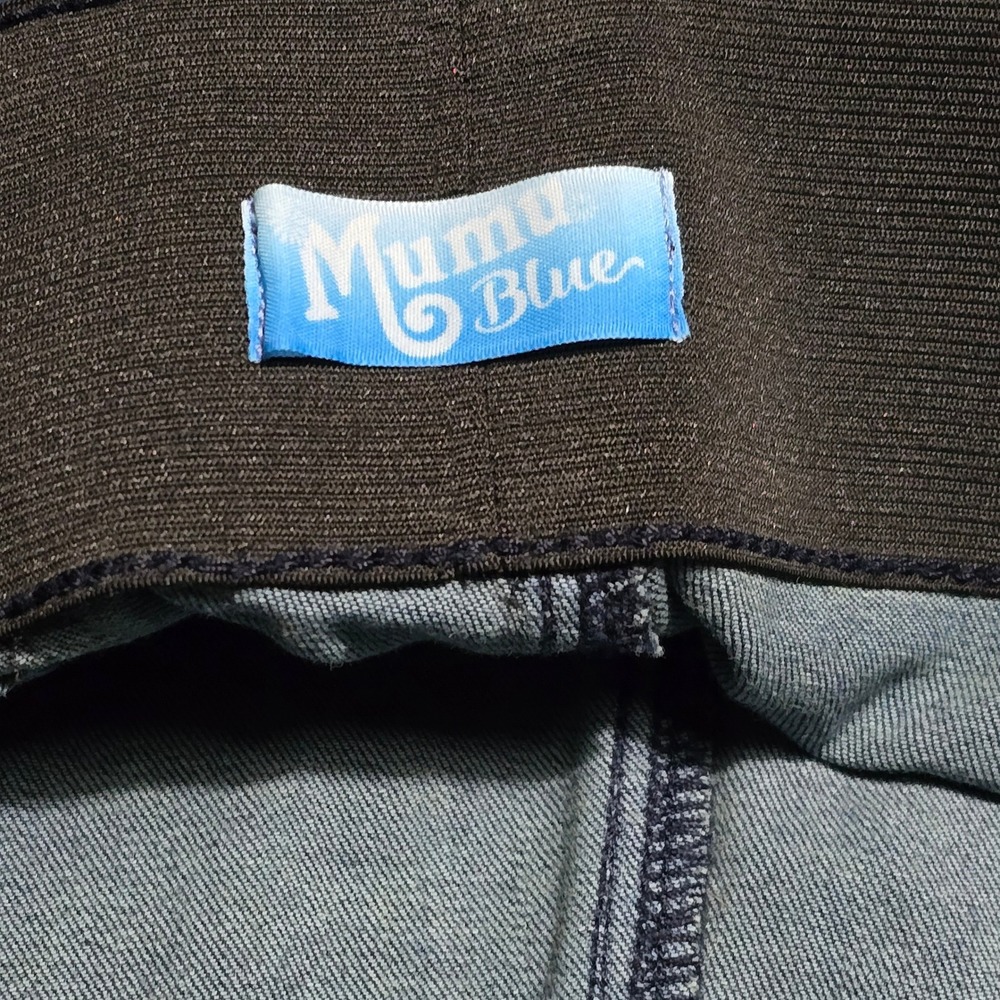 Show Me Your Mumu Womens Berkeley Bells High Waisted Flare Jeans Dark & Stormy M - Picture 4 of 12